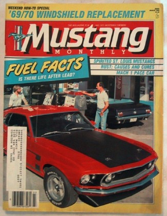 MUSTANG MONTHLY 1986 MAR - SCJ, MUSTANGS OF ST. LOUIS